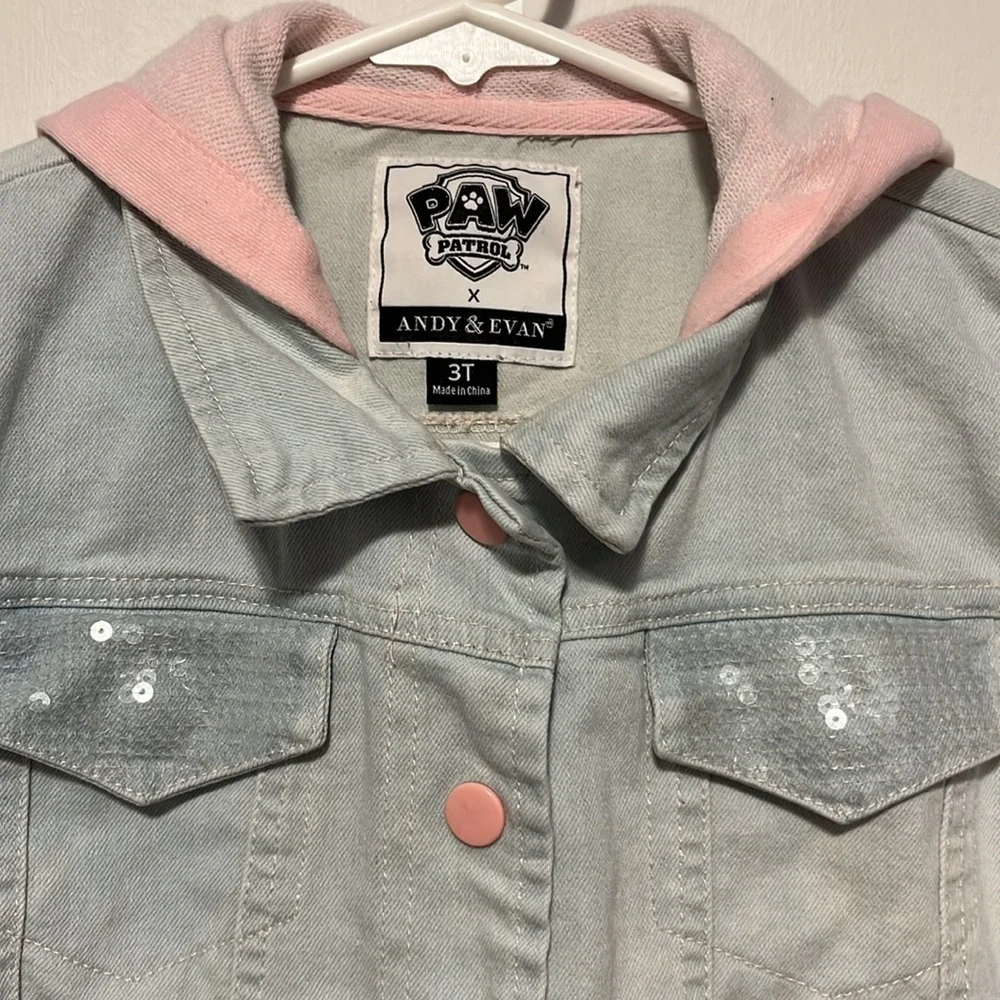 Andy & Evan x‎ PAW Patrol | Sequin Denim Jacket Size 3T